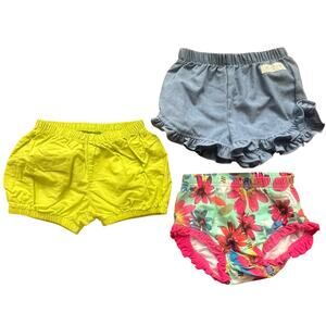Girls 4 Bloomer Shorts Bundle‎ Sew Sassy Nelly Madison Merce & Me Summer Floral